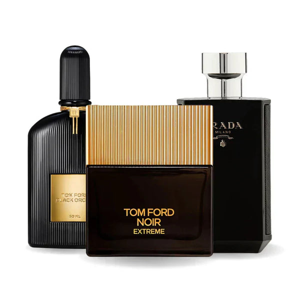 3 Perfume Set: BLACK ORCHID, NOIR EXTREME & PRADA INTENSE 100ml